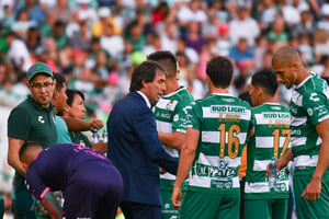 Almada conversa con equipo | Santos vs Querétaro C2019 Liga MX