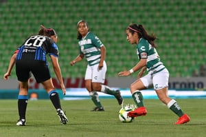 Paola Urbieta, Cinthya Peraza | Santos vs Querétaro J14 C2019 Liga MX Femenil