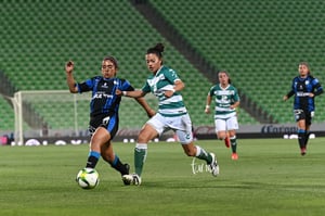 Daniela Vázquez, Brenda Guevara | Santos vs Querétaro J14 C2019 Liga MX Femenil