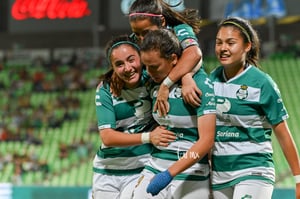 Festejo de gol, Isela Ojeda | Santos vs Querétaro J14 C2019 Liga MX Femenil