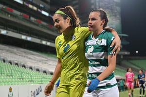 Wendy Toledo, Isela Ojeda | Santos vs Querétaro J14 C2019 Liga MX Femenil