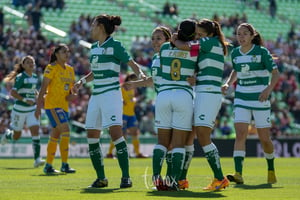 Festejo de gol | Santos vs Tigres J4 C2019 Liga MX Femenil