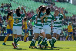Festejo de gol | Santos vs Tigres J4 C2019 Liga MX Femenil