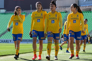 Natalia Villareal, Lizbeth Ovalle, Vanessa González, Mariana El | Santos vs Tigres J4 C2019 Liga MX Femenil