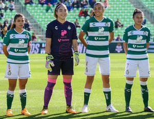 Brenda López, Wendy Toledo, Melissa Sosa, Brenda Guevara | Santos vs Tigres J4 C2019 Liga MX Femenil