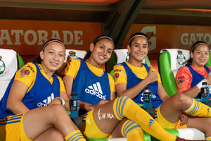 jugadoras, Perla Navarrete, Natalia Miramontes | Santos vs Tigres jornada 3 apertura 2019 Liga MX femenil