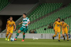 Katia Estrada, Lydia Rangel | Santos vs Tigres jornada 3 apertura 2019 Liga MX femenil