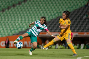 Cinthya Peraza, Selene Cortés | Santos vs Tigres jornada 3 apertura 2019 Liga MX femenil