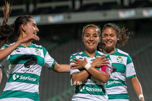 Cinthya Peraza, Karla Martínez, Alexxandra Ramírez | Santos vs Tigres jornada 3 apertura 2019 Liga MX femenil
