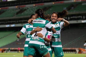 Cinthya Peraza, Karla Martínez, Alexxandra Ramírez, Arlett T | Santos vs Tigres jornada 3 apertura 2019 Liga MX femenil