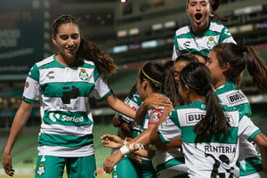 Cinthya Peraza, Daniela Delgado, Karla Martínez, Alexxandra | Santos vs Tigres jornada 3 apertura 2019 Liga MX femenil