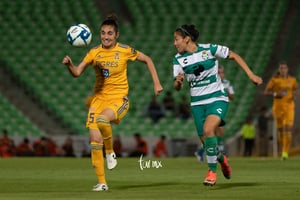 Katia Estrada, María Elizondo | Santos vs Tigres jornada 3 apertura 2019 Liga MX femenil