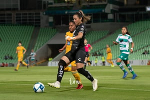 Wendy Toledo, Belén Cruz | Santos vs Tigres jornada 3 apertura 2019 Liga MX femenil