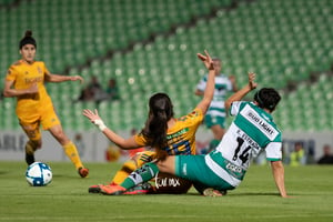 Katia Estrada, Blanca Solís | Santos vs Tigres jornada 3 apertura 2019 Liga MX femenil
