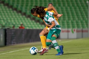 Alexxandra Ramírez, Blanca Solís | Santos vs Tigres jornada 3 apertura 2019 Liga MX femenil
