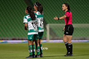 Marianne Martínez, Leticia Vázquez | Santos vs Tigres jornada 3 apertura 2019 Liga MX femenil