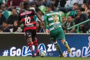 Fabián Castillo, Diego Valdés | Santos vs Tijuana J6 C2019 Liga MX