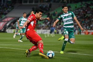 Luis Mendoza, Arteaga | Santos vs Toluca J8 Liga MX