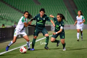 Montserrat Martinez, Esmeralda Zamarron, Cinthya Peraza | Santos vs Leon J8 C2020 Liga MX femenil