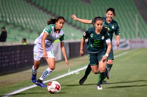 Montserrat Martinez, Esmeralda Zamarron, Cinthya Peraza | Santos vs Leon J8 C2020 Liga MX femenil