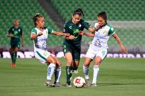 Itzia Tenahua, Katia Estrada, Yazmin Álvarez | Santos vs Leon J8 C2020 Liga MX femenil