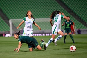 Itzia Tenahua, Katia Estrada, Yazmin Álvarez | Santos vs Leon J8 C2020 Liga MX femenil