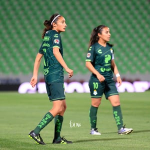 Cinthya Peraza, Nancy Quiñones | Santos vs Leon J8 C2020 Liga MX femenil
