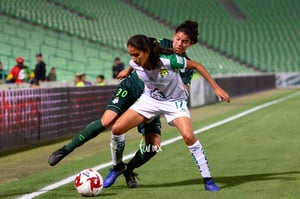 Montserrat Martinez, Esmeralda Zamarron | Santos vs Leon J8 C2020 Liga MX femenil