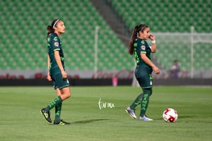 Cinthya Peraza, Nancy Quiñones | Santos vs Leon J8 C2020 Liga MX femenil