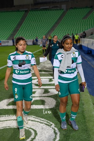 Yahaira Flores, Joseline Hernández | Santos vs Necaxa jornada 2 clausura 2019 Liga MX femenil