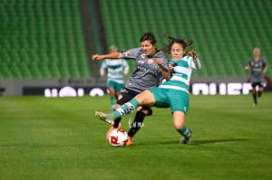 Dulce Alvarado, Katia Estrada | Santos vs Necaxa jornada 2 clausura 2019 Liga MX femenil