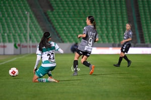 Saira López, Olga Trasviña | Santos vs Necaxa jornada 2 clausura 2019 Liga MX femenil
