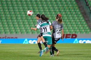 Brenda Pedroza, Nancy Quiñones | Santos vs Necaxa jornada 2 clausura 2019 Liga MX femenil