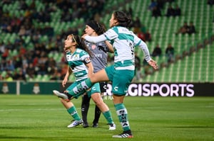 Cinthya Peraza, Katia Estrada | Santos vs Necaxa jornada 2 clausura 2019 Liga MX femenil