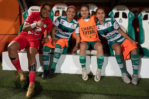 Diana Sánchez, Karyme Martínez, Aidé Pérez, Joseline Hernánd | Santos vs Pumas J4 C2020 Liga MX