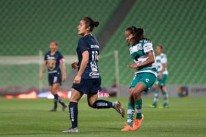 Daniela García, Olga Trasviña | Santos vs Pumas J4 C2020 Liga MX