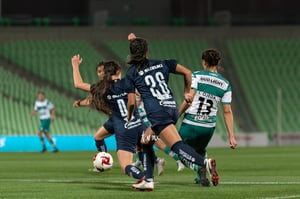 Alexandra Martínez, Deneva Cagigas, Isela Ojeda | Santos vs Pumas J4 C2020 Liga MX