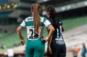 Edna Santamaria, Linda Valdéz | Santos vs Pumas J4 C2020 Liga MX