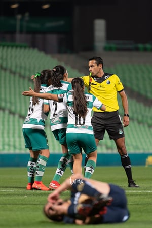 penal, Natalia Macías Valadez | Santos vs Pumas J4 C2020 Liga MX