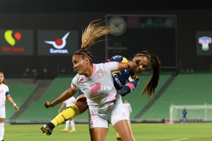 Alexia Villanueva, Rebeca Villuendas | Santos vs Atlético San Luis J14 A2021 Liga MX femenil