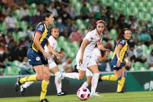 Daniela Delgado, Beatriz Parra | Santos vs Atlético San Luis J14 A2021 Liga MX femenil