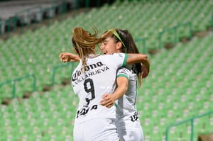 Gol de Daniela Delgado 15, Daniela Delgado, Alexia Villanuev | Santos vs Chivas J9 A2021 Liga MX femenil