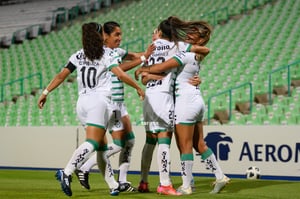 Gol de Daniela Delgado 15, Daniela Delgado, Estela Gómez, Al | Santos vs Chivas J9 A2021 Liga MX femenil