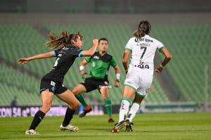Estela Gómez, Angélica Torres | Santos vs Chivas J9 A2021 Liga MX femenil