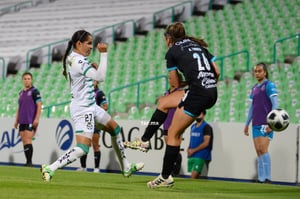 Marcela Valera, Angélica Torres | Santos vs Chivas J9 A2021 Liga MX femenil