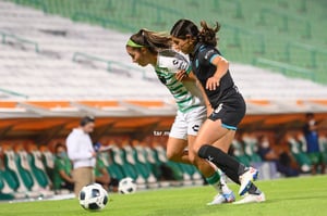 Daniela Delgado, Damaris Godínez | Santos vs Chivas J9 A2021 Liga MX femenil