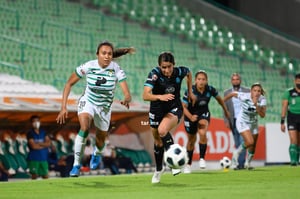 Mariela Jiménez, Damaris Godínez | Santos vs Chivas J9 A2021 Liga MX femenil