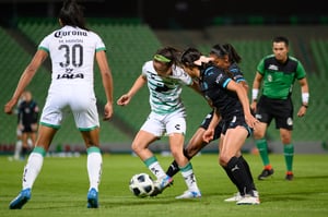 Daniela Delgado, Damaris Godínez, Miriam Castillo | Santos vs Chivas J9 A2021 Liga MX femenil