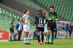 Nancy Quiñones, Joseline Montoya | Santos vs Chivas J9 A2021 Liga MX femenil