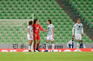 Gol de Alexia Villanueva, Karyme Martínez, Marcela Valera, L | Santos vs Chivas J9 A2021 Liga MX femenil
